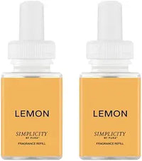 Pura & Simplicity Home Scent Refill - Smart Air Diffuser - Up to 120-Hours of Luxury Fragrance per Refill - Home Essential - Clean & Safe Diffuser Fragrance - 2 Pack, Apple