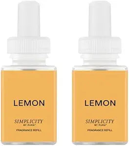 Pura & Simplicity Home Scent Refill - Smart Air Diffuser - Up to 120-Hours of Luxury Fragrance per Refill - Home Essential - Clean & Safe Diffuser Fragrance - 2 Pack, Apple