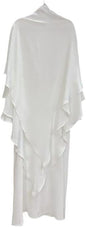 Women Prayer Dress Muslim Ramadan Garment Abaya Dubai Islam Jilbeb 2 Piece Set Layered Khimar Scarf Hijab and Long Dress