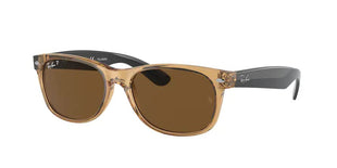 Ray-Ban RB2132 POLARIZED NEW WAYFARER Square Sunglasses For Men For Women + BUNDLE with Designer iWear Eyewear Care Kit