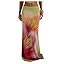 MakeMeChic Women's Summer Beach Maxi Skirt Y2k Floral Boho Flowy Long Skirt