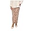 MakeMeChic Women's Sequin Midi Skirts Sheer Fringe Glitter Sparkly Party Club Cover Up Pencil Skirts