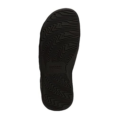 DOCKERS Mens Sunland Casual Slide Sandal, Black, 8 MDOCKERS Mens Sunland Casual Slide Sandal, Black, 8 M