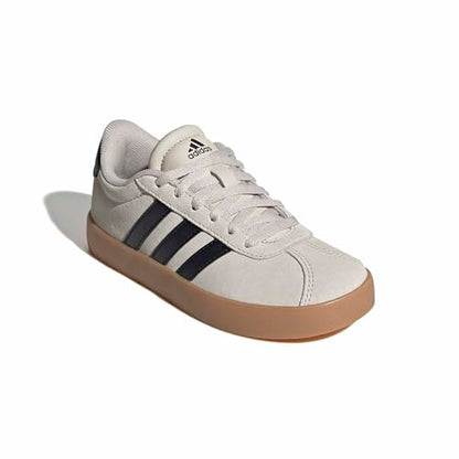 Adidas Unisex-Kids VL Court 3.0, White/Black/Grey, 6Adidas Unisex-Kids VL Court 3.0, White/Black/Grey, 6