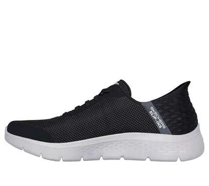 Skechers Men's Hands Free Slip-ins: Go Walk Flex Hands Up Sneaker, Black/Black, 14 X-WideSkechers Men's Hands Free Slip-ins: Go Walk Flex Hands Up Sneaker, Black/Black, 14 X-W…