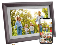 32GB 10.1 Inch Digital Picture Frame 1920x1200 FHD IPS Touch Screen Smart WiFi Digital Photo Frame; Auto - Rotate Share Photos Remotely via Frameo APP - 7DAY'S