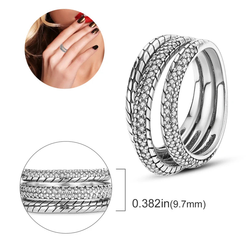 Silver Plated Women Luxury Stackable Ring Real Infinite Flower Daisy Fine Jewelry Rings For Engagement Weddling Party