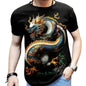 3D Printed Men's T-Shirt with Short Sleeves and Round Neck for Men T-Shirts - 7DAY'S