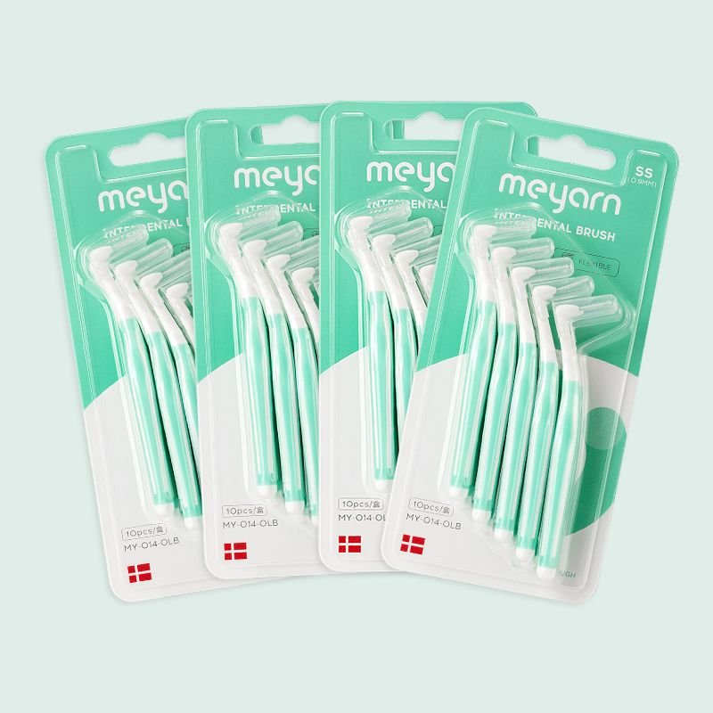 40 Counts Angle Interdental Brushes Between Teeth - 7DAY'S