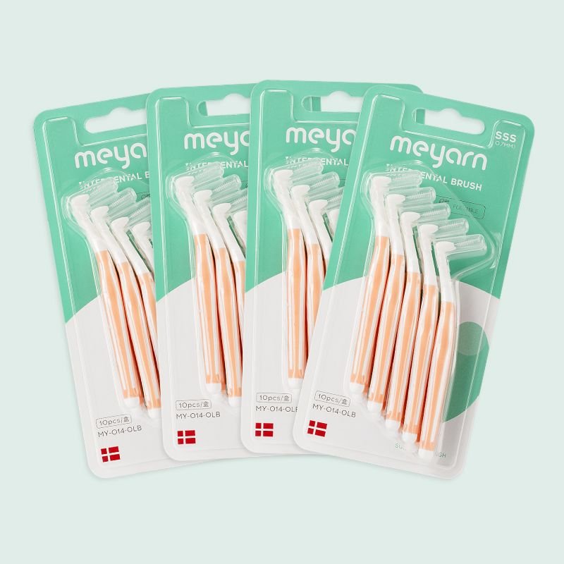 40 Counts Angle Interdental Brushes Between Teeth - 7DAY'S