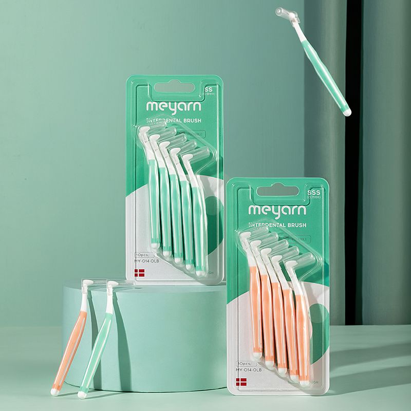 40 Counts Angle Interdental Brushes Between Teeth - 7DAY'S