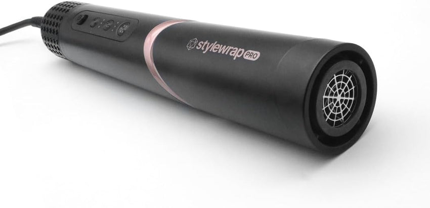 SRILabs StyleWrap Pro 7-in-1 Coanda Air Hair Multi Styler Dryer Brush with Negative Ions, Lighter and Foldable Design, Quiet Brushless Motor, Aviation-Grade Aluminum, Memory Function