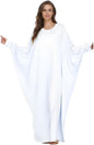 Boedaty Women Soft Muslim Prayer Dress Abaya Islamic Ramadan Full of Elasticity Garment Dubai Robe