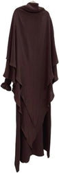 Women Prayer Dress Muslim Ramadan Garment Abaya Dubai Islam Jilbeb 2 Piece Set Layered Khimar Scarf Hijab and Long Dress