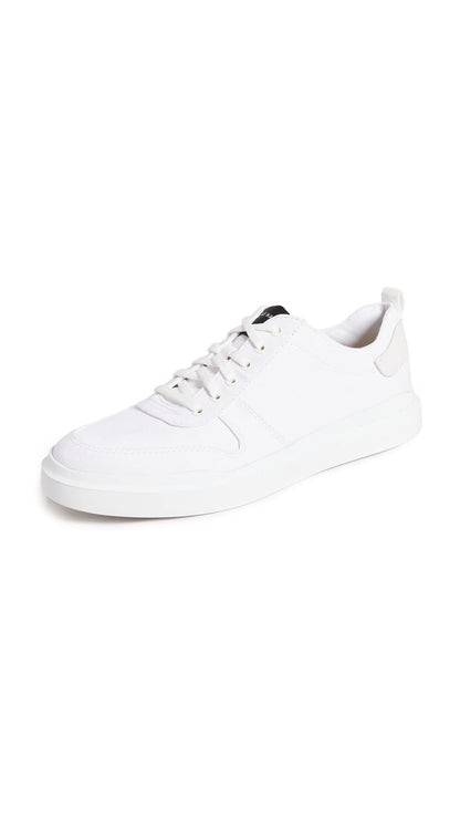 Cole Haan mens Grandpro Rally Canvas Court Sneaker, Optic White Canvas, 12 USCole Haan mens Grandpro Rally Canvas Court Sneaker, Optic White Canvas, 12 US