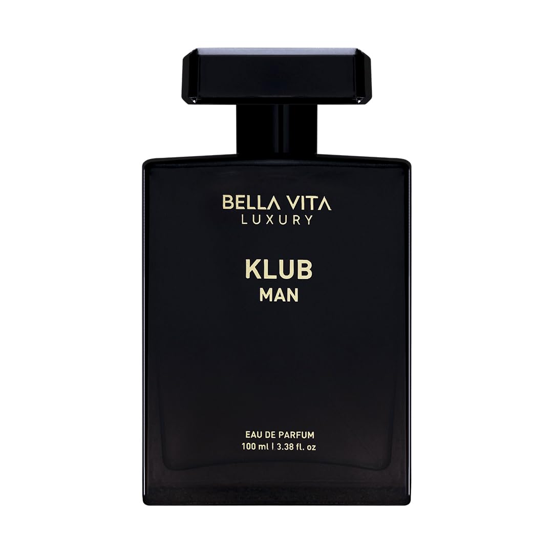 BellaVita Luxury G.O.A.T. Men's Eau De Parfum (3.4 fl.oz) | Natural Refreshing Notes of Bergamot, Lavender, Vetiver & Patchouli Oriental | Fresh Perfume for Men | Long-Lasting Perfume for Mens EDP