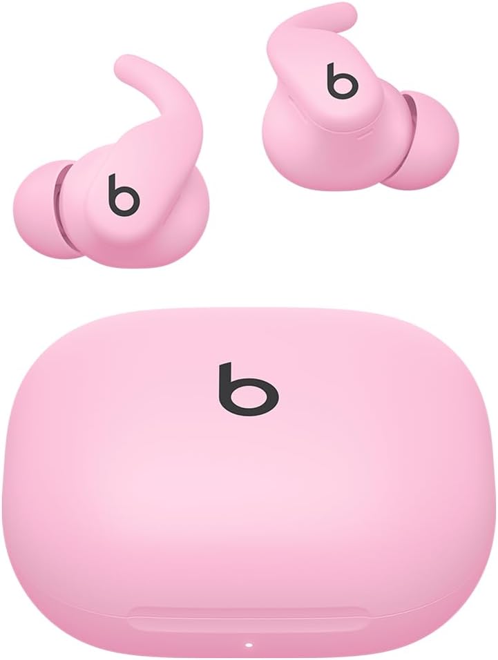 Beats - Powerbeats Fit - Wireless Noise-Cancelling Workout Earbuds with Ultimate Secure Fit, IPX4, Up to 30H of Battery Life & Charging case, Compatible with Apple & Android - Spark Orange
