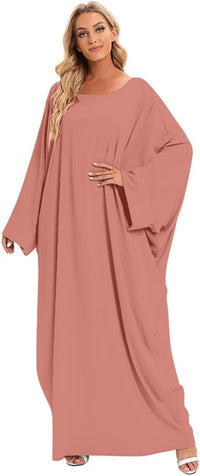 Muslim Dress for Women Pakistani Kaftan Abaya Robe + Hijab Arabic Islamic Prayer Clothes Dubai Outfits