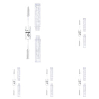 e.l.f. Clear Brow & Lash Mascara, Dual-Sided Brushable Clear Gel For Groomed Brows & Eyelashes, Long-Wear Conditioning Formula, Vegan & Cruelty-Free