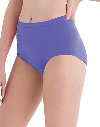 Hanes Women's Cotton Brief Value Pack, 10-Pack, Assorted Brief Underwear (Colors May Vary)