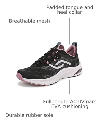 Ryka Women's Never Quit 2 Cross Training Shoes Dazzling Blue 9 MRyka Women's Never Quit 2 Cross Training Shoes Dazzling Blue 9 M