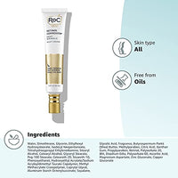 RoC Retinol Correxion Under Eye Cream for Dark Circles & Puffiness, Daily Wrinkle Cream, Anti Aging Skin Care Treatment Women and Men, 1 oz (Packaging May Vary)