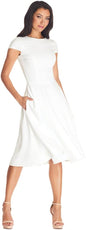 Dress the Population Womens Livia Midi High Dress