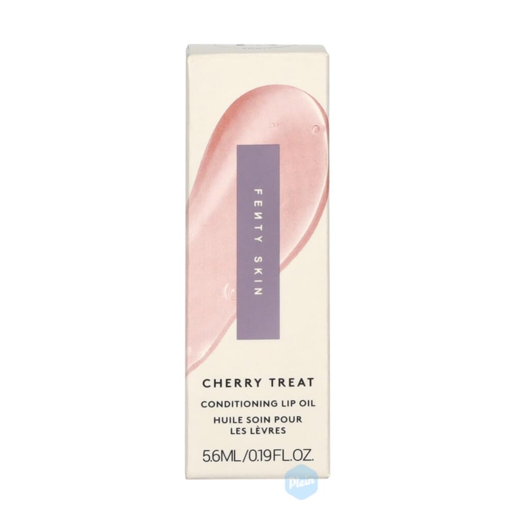 Fenty Skin Cherry Treat Conditioning + Strengthening Lip Oil Cream White 0.19 Ounce (Pack of 1)