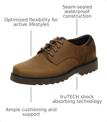 Rockport Men's Northfield Waterproof Oxford, Black, 13 MediumRockport Men's Northfield Waterproof Oxford, Black, 13 Medium