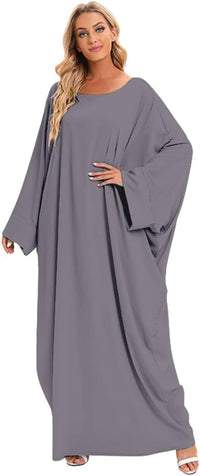 Muslim Dress for Women Pakistani Kaftan Abaya Robe + Hijab Arabic Islamic Prayer Clothes Dubai Outfits