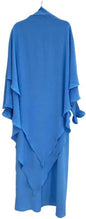 Women Prayer Dress Muslim Ramadan Garment Abaya Dubai Islam Jilbeb 2 Piece Set Layered Khimar Scarf Hijab and Long Dress