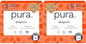 Pura Size 6 Eco-Friendly Diapers (29+ lbs) Hypoallergenic, Soft Organic Cotton, Sustainable, up to 12 Hours Leak Protection, Allergy UK, Recyclable Paper Packaging, 18 Count (Pack of 3) (54 Diapers)