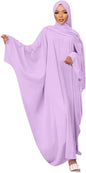 Muslim Dress for Women Pakistani Kaftan Abaya Robe + Hijab Arabic Islamic Prayer Clothes Dubai Outfits