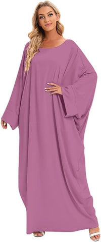 Muslim Dress for Women Pakistani Kaftan Abaya Robe + Hijab Arabic Islamic Prayer Clothes Dubai Outfits