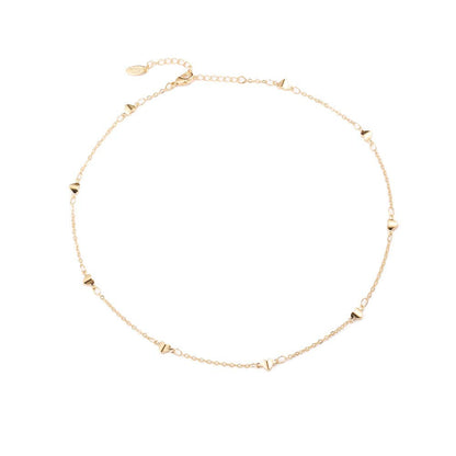 S.J JEWELRY Women Simple Delicate Full Moon 14K Gold Plated/Rose Gold/Silver Plated Layered Pendant Handmade Star Chokers Necklaces