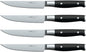 Ninja K32004 Foodi NeverDull System 4-Piece Steak Knife Set, Premium, German Stainless Steel, Black