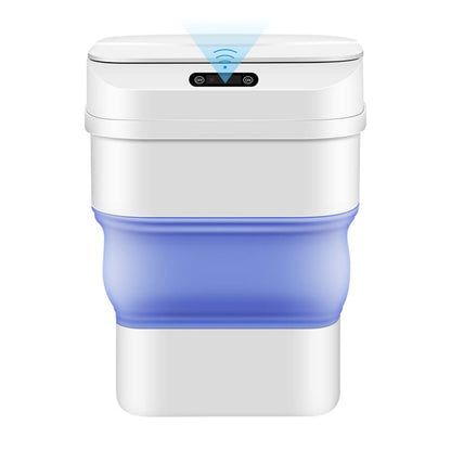 Automatic Sensor Trash Can, Kitchen Smart Garbage Bin with Lid, Touchless Induction, Collapsible Design, Large Capacity Waste Basket for Home, Office, Bathroom
