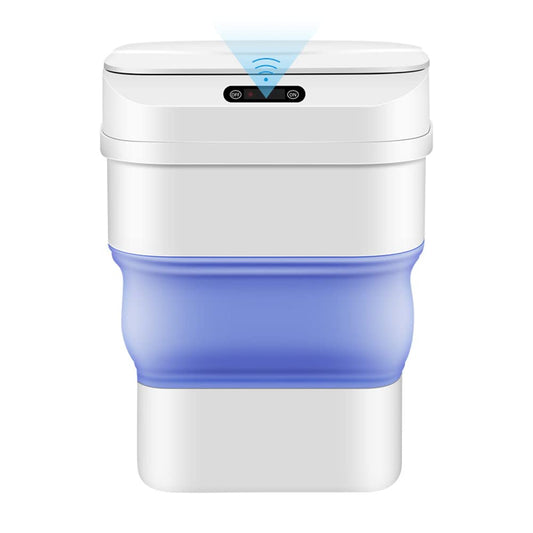 Automatic Sensor Trash Can, Kitchen Smart Garbage Bin with Lid, Touchless Induction, Collapsible Design, Large Capacity Waste Basket for Home, Office, Bathroom