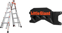 Little Giant Multi-Position Ladder, Velocity, M17, 9-15 Foot, Aluminum, Type 1A, 300 lbs Weight Rating & Work Platform, Aluminum, 375 lbs Weight Rating