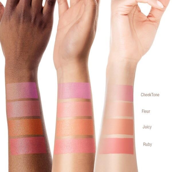Pixi On-the-Glow Blush - Fleur, Hydrating Tinted Moisture Blush Stick with Ginseng, Aloe Vera & Fruit Extracts, For Cheeks & Lips, 19g / 0.6oz, Paraben-Free