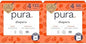 Pura Size 6 Eco-Friendly Diapers (29+ lbs) Hypoallergenic, Soft Organic Cotton, Sustainable, up to 12 Hours Leak Protection, Allergy UK, Recyclable Paper Packaging, 18 Count (Pack of 3) (54 Diapers)