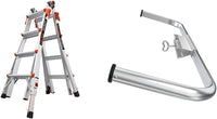 Little Giant Multi-Position Ladder, Velocity, M17, 9-15 Foot, Aluminum, Type 1A, 300 lbs Weight Rating & Work Platform, Aluminum, 375 lbs Weight Rating
