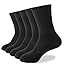 Josnown Thermal Socks for Men 5 Pairs Winter Thick Cozy Cushion Boot Socks for Cold Weather