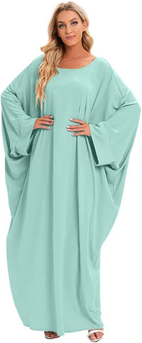 Muslim Dress for Women Pakistani Kaftan Abaya Robe + Hijab Arabic Islamic Prayer Clothes Dubai Outfits
