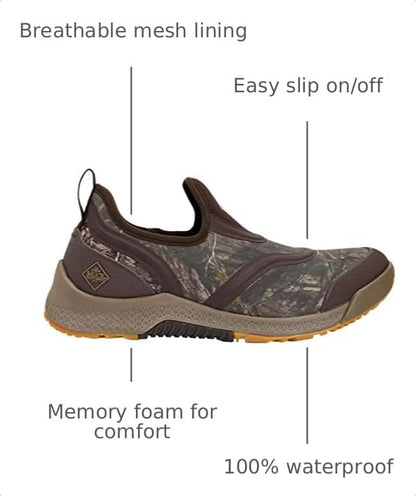 MUCK Men's Outscape Slip On, Black, Size 14(M)MUCK Men's Outscape Slip On, Black, Size 14(M)