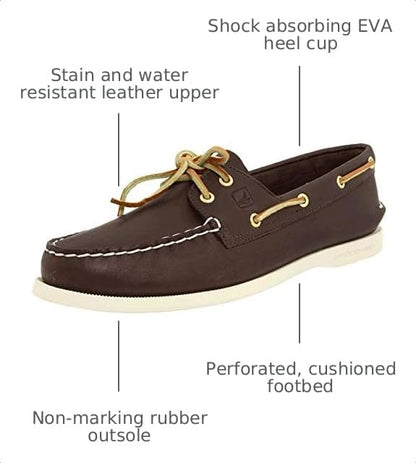 Sperry Women's Authentic Original™ 2-Eye Boat Shoe, Brown, 9Sperry Women's Authentic Original™ 2-Eye Boat Shoe, Brown, 9