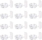 Brightown 12 Pack LED Fairy Lights Battery Operated String Lights - 7ft 20LED Waterproof Silver Wire Firefly Starry Moon Lights for DIY Crafts Wedding Table Centerpieces Party Bedroom Christmas