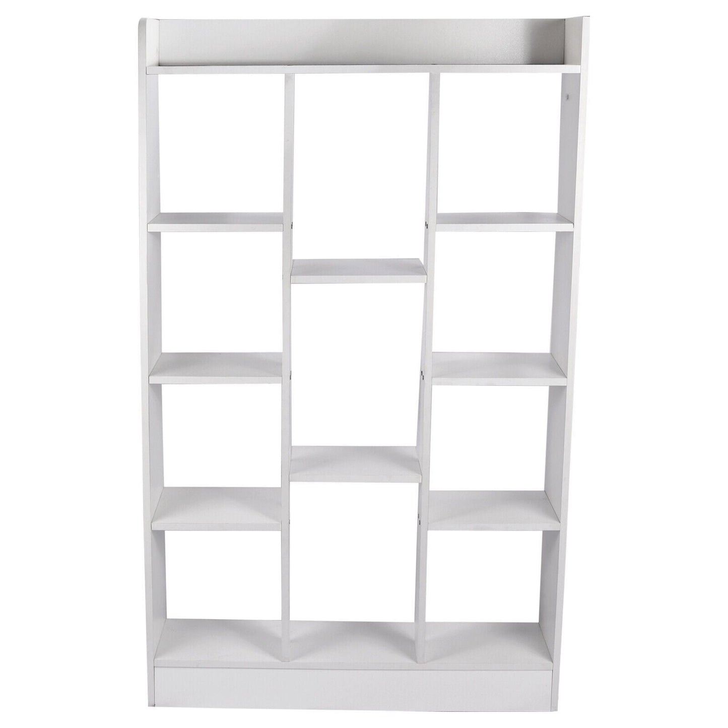 46" Tall Adjustable 4 - Shelf Wood Bookcase Storage Shelving Book Wide Bookshelf - 7DAY'S
