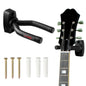 5 CORE Guitar Wall Mount Hanger Hook for Acoustic Classical Electric Bass Guitars - GH IRON 2PCS - 7DAY'S