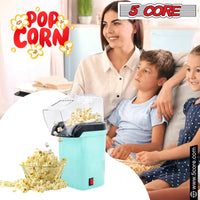 5 Core Popcorn Machine 16 Cup Capacity Hot Air Popper Mini Portable Tabletop Electric Pop Corn Maker Maquina Para Hacer Palomitas De Maiz For Home Movie Party - 7DAY'S